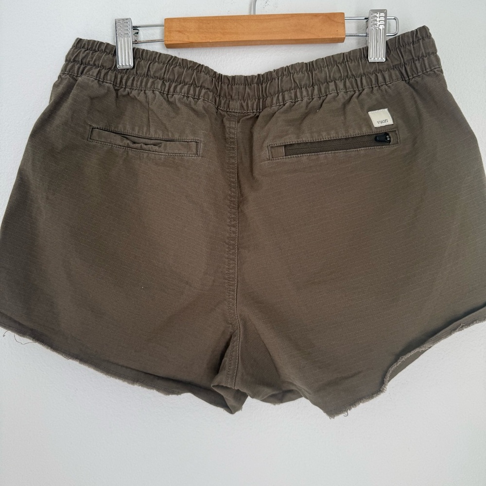 Vuori Vintage Ripstop Shorts Womens Size M Oregano Outdoor Hiking Pull On - Picture 4 of 8